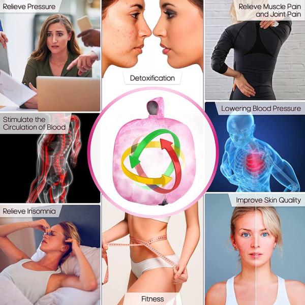 Lady Pink Portable Steam Personal European Women's Favorite Saunas Home Computer Control Panel For Detox Full Body Sauna Room With Chair