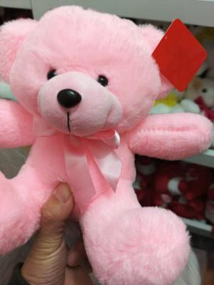 Plush toy stuffed toy pink teddy bear Christmas holiday gift animal cartoon cute toy