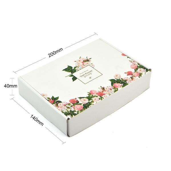 Красочное 4C напечатало коробку упаковки рифленого картона повторно использовало покрытое УЛЬТРАФИОЛЕТОВОЕ