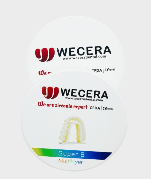 MPA 1200 de fraisage de disque de bloc dentaire multicouche de zircone pour la restauration esthétique