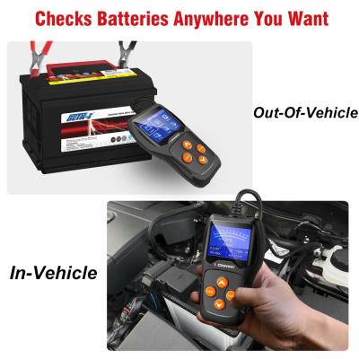 Analyseur numérique d'appareil de contrôle de batterie de voiture d'outils de diagnostic de batterie de cellules de KW600 12v le mauvais détectent la voiture des véhicules à moteur
