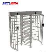 Altura completa de aço inoxidável da porta biométrica do torniquete da segurança do estilo da volta do rotor