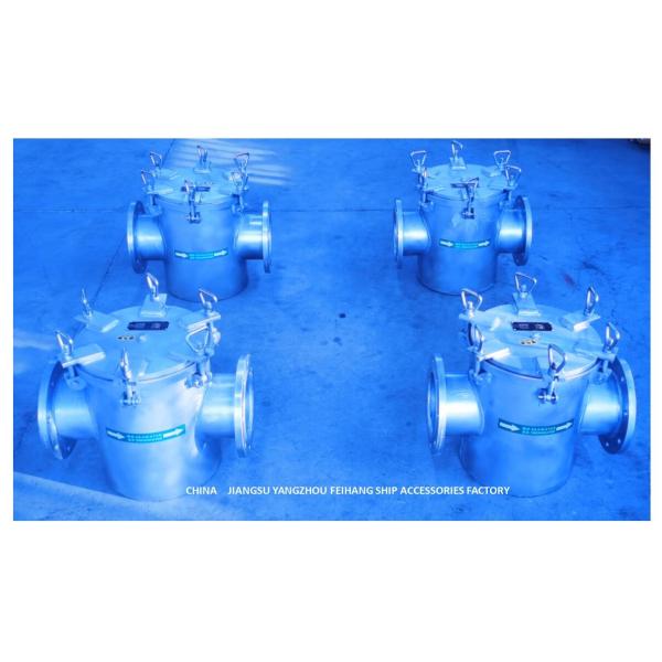 Marine Sea water Filter For Daily Fresh Water Pump AS150 CB/T497-2012 Carbon Steel Galvanized Stainless Steel Filter