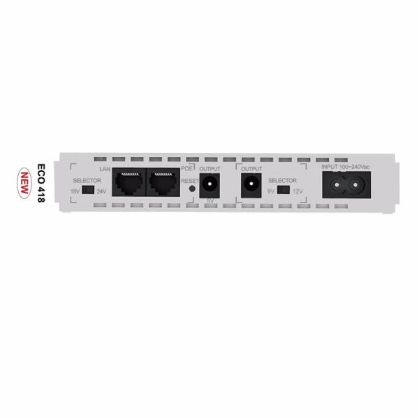 предохранение от перегрузки батареи лития UPS DC 12v 18w мини с USB POE