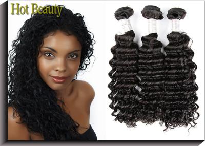 Deep Wave Natural Black Virgin Peruvian Hair Extensions 10 - 30