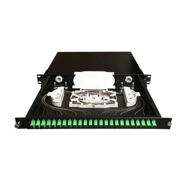 48-портное 144-ядерное LC SC оптоволоконное оборудование 24-волоконное распределительное рамочное устройство с MTP MPO ODF лицевой пластиной