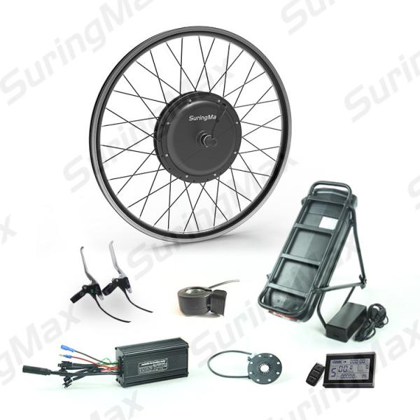 LED/LCD Display 48V 1000W Ebike Kit Bldc Gearless Motor Kit CE Certificate