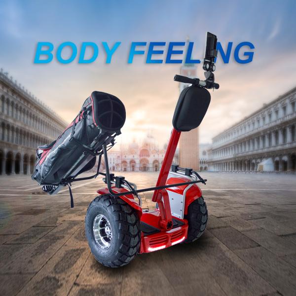Fat Tire Electric Off Road Segway Self Transporter 45 Degree Max Gradient Limit
