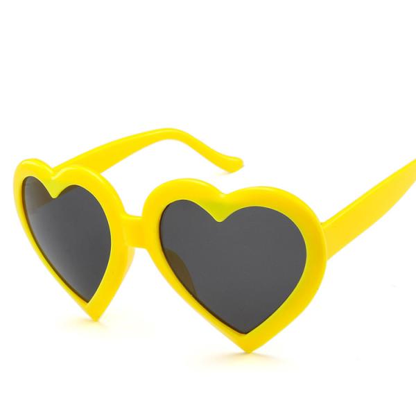 Women UV400 BSCI Love Heart Shaped Sunglasses Cat Eye Mod Vintage Style