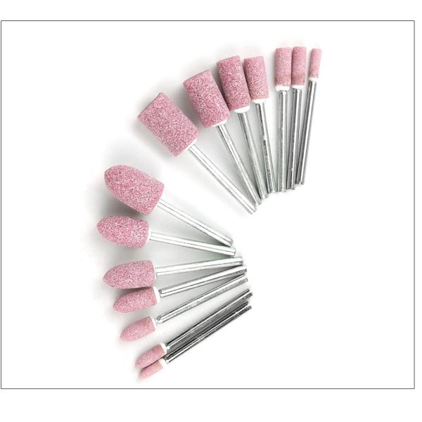 100 шт. абразивный шлифовальный круг по камню 1/8 (3 мм) с хвостовиком на головке