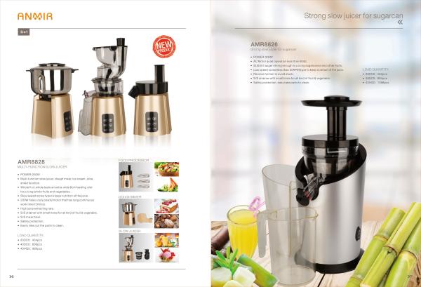 NEW Big/Wide Mouth AC induction motor slow juicer compare to NUC Hurom Kuving BPA FREE GK-AMR8828