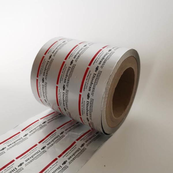 120mm 30 Micron 1 Mil PTP 4 Inch Printed Packaging Film Roll