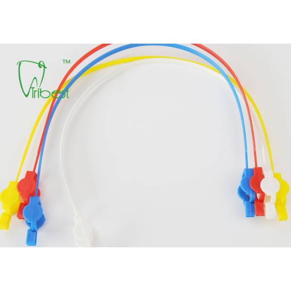Colorful 33cm Disposable Plastic Dental Napkin Clips