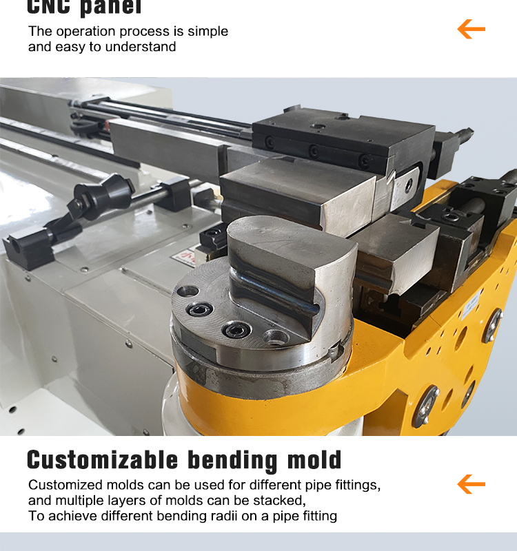 Bending Machine Small Round Nigeria Nc Exhaust 2d Three Roller for Iron Steel Tube Clamp Aluminum Pipe