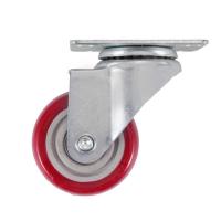 3 Inch Medium Flat Casters Universal Wheel Swivel Plate Caster Flatbed Car Lean Tube