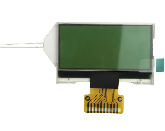 SPI Interface 128x64 COG LCD Module with Yellow Green Background and High Resolution Display