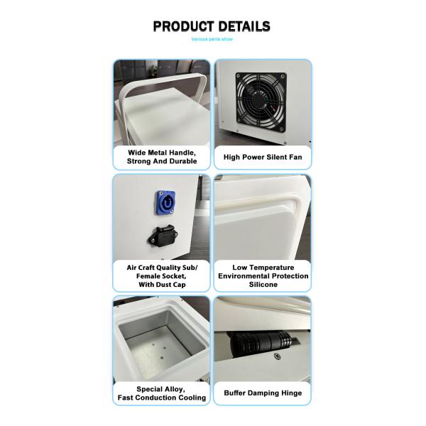 Стерлинг-кулер 2L -120 градусов Лабораторный банк крови Вакцина Медицинский низкотемпературный морозильник