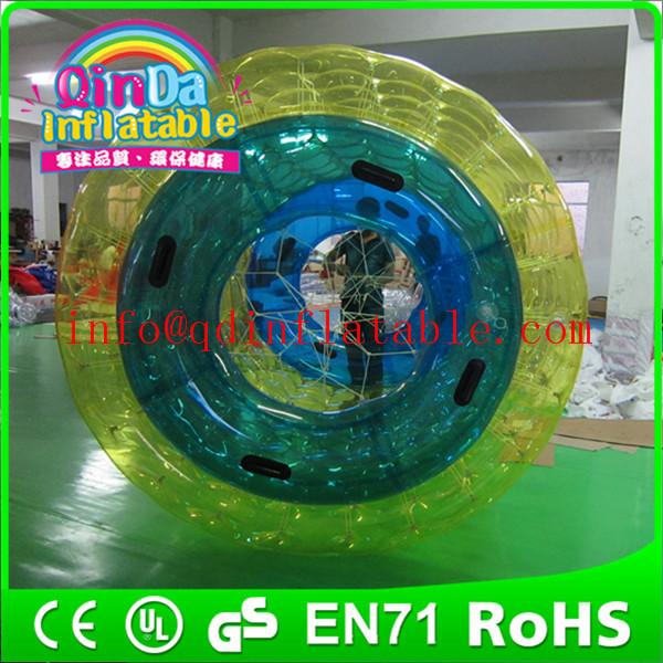 QinDa Inflatable water wheel for fun water roller ball price water walking roller ball