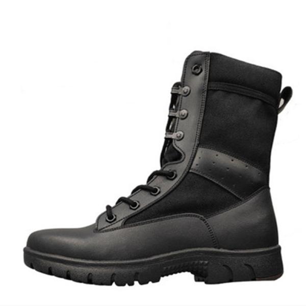 Shockproof Tactical Military Leather Boot Antibacterial Moisture Proof Army Training Boots