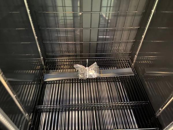 Supermarket Vertical Freezer -18~-22° Frozen Food Display Refrigerator Glass Door Freezer