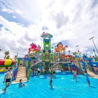 Conception personnalisée Thème de l'océan Natation Jeu de divertissement Parc d'attractions Spray Playhouse Piscine Maison d'eau pour le parc aquatique