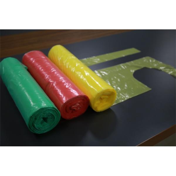 Disposable Plastic Kitchen Apron , Disposable Craft Aprons Water Resistant