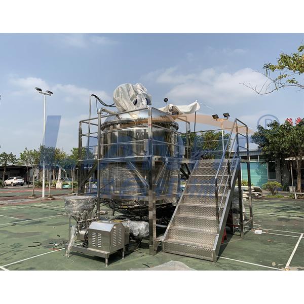 220V/380V Cosmetic Cream Manufacturing Equipment With Emulsification Pump