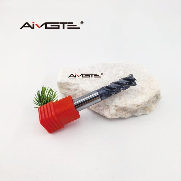 4 Flute Roughing End Mill For Steel With AlTiN Coating High Performance Carbide Router Bit For CNC Milling