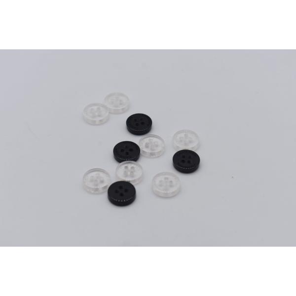 Clear Plastic Garment Buttons Lettering Words 12L For Shirt Dress