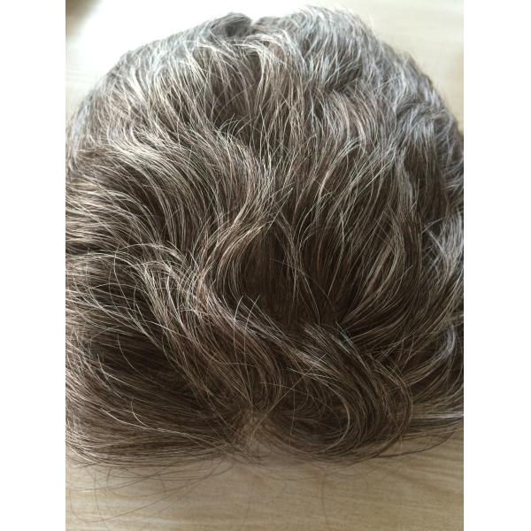Natural Black Lace Frontal Wig With Medium Brown Lace Color