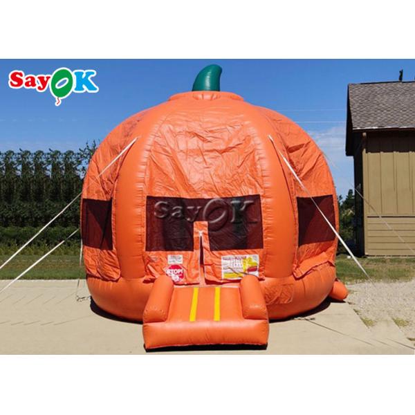 5.6x4.8x4.5mH Pumpkin Theme Inflatable Bounce House UV Resistant