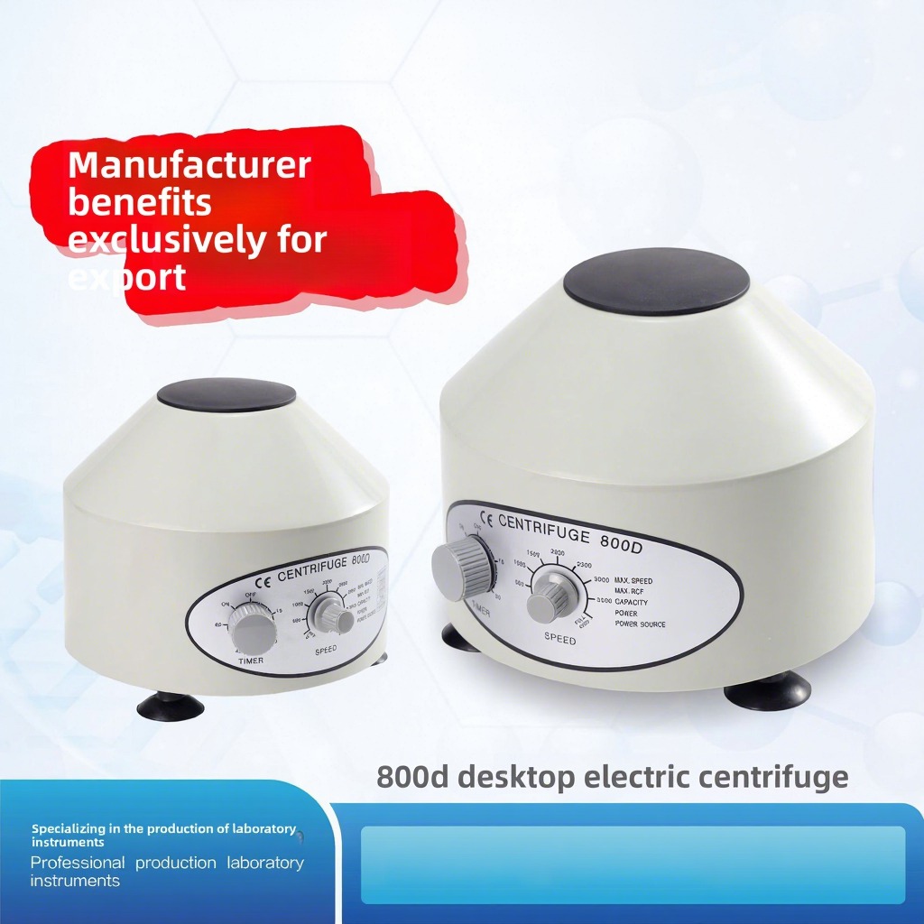 Factory Supports 800D Portable 4000rpm 6x10ml Angle Rotor Mini Centrifuge Laboratory Separation Equipment