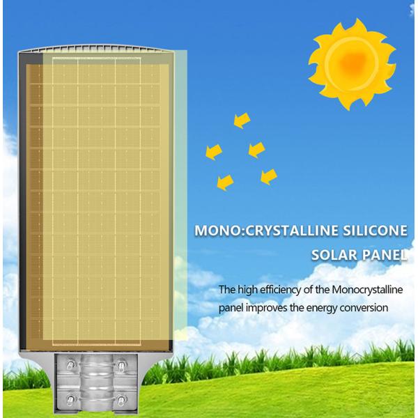 SMD 2835 Интегрированная светодиодная уличная лампа All In One IP65 Наружная 50w 100w 150w 200w 300w 2000 Вт Солнечная уличная лампа