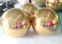 Esfera inflable del espejo de la bola de espejo de la esfera del espejo de la decoración gigante del oro de la publicidad de la ejecución del acontecimiento