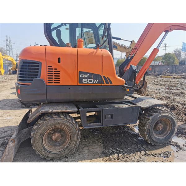 Ventilateur hydraulique d'origine Excavateur d'occasion Doosan moteur Excavateur à roue de seau 60W