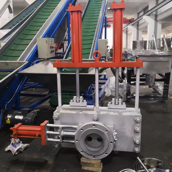 240*240 Double Hydraulic Screen Changer For Extruder , Double Clouds Out Screen Changers Plastic