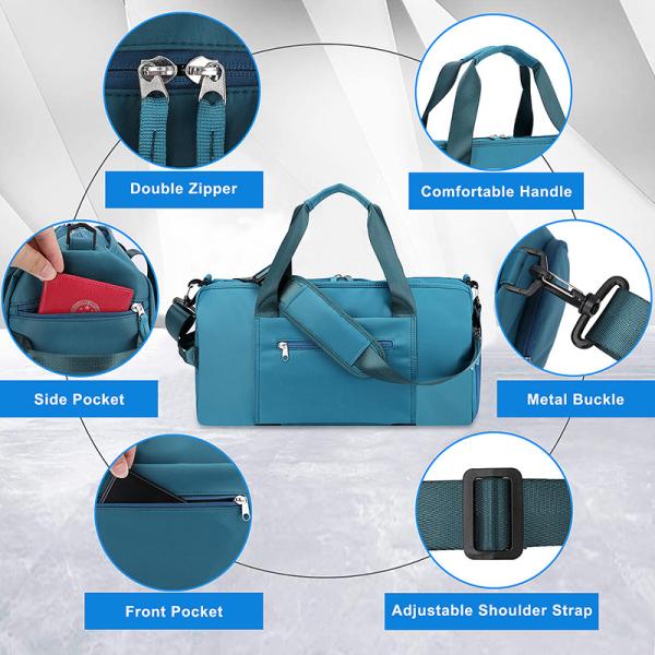 Sac à dos de voyage d'affaires de 18 pouces avec compartiments nage 17.7x7.5x9.5