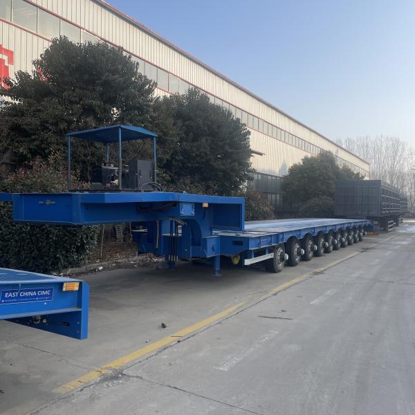 Max Payload 30000 kg 13000*3000*1650mm Hydraulic Gooseneck Heavy Duty Low Bed Trailer
