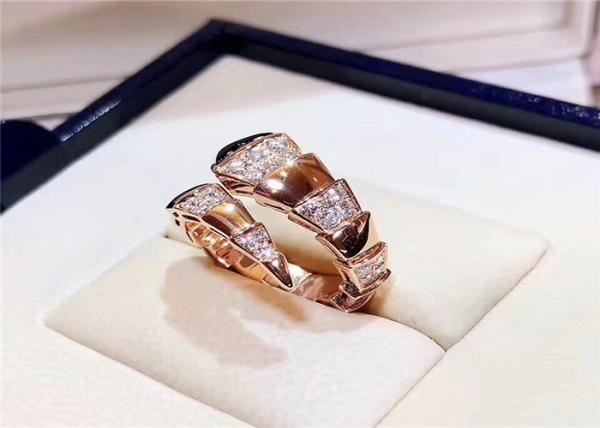 Hecho a mano 18K Oro Diamante Joyería Serpiente Anillo Con Ónix Negro