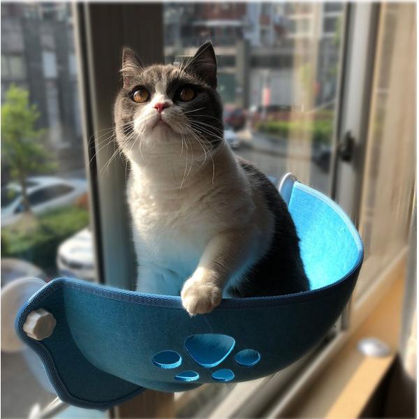 Bearing 20kg Cat Suction Cup Window Perch Soft Comfortable Pet Rest House