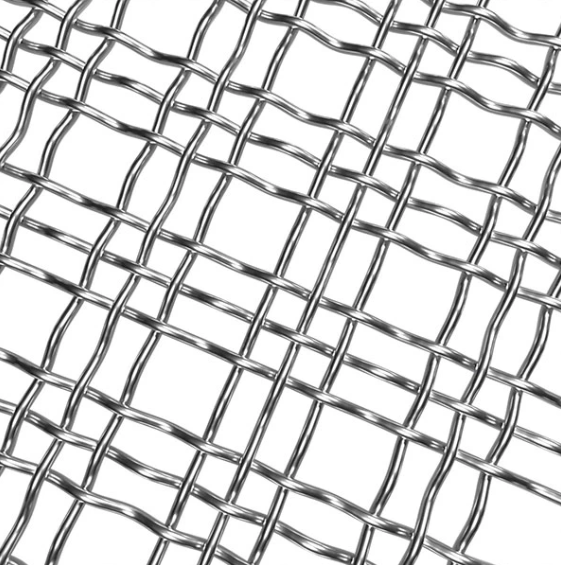 Custom Architectural Metal Mesh Gold Finish Stainless Steel Woven Architectural Panel
