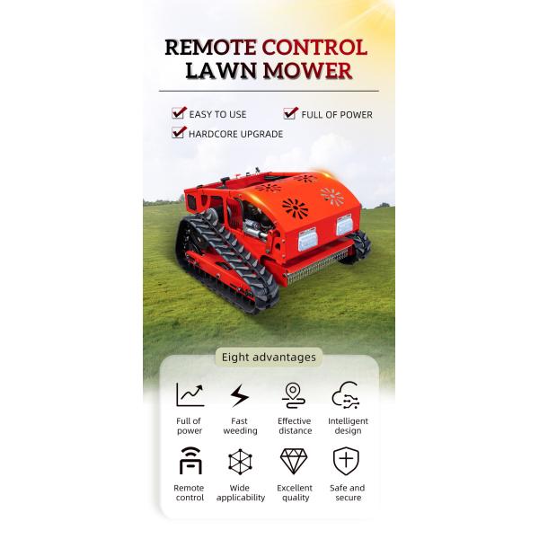 Crawler газонокосилки силы двигателя 7.5Hp дизайн электрического автоматического умный