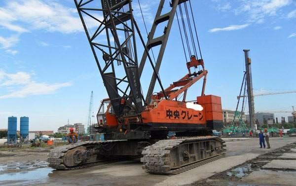 150T used hitachi crawler crane KH700 Singapore Korea Rep. Syrian Uzbekstan
