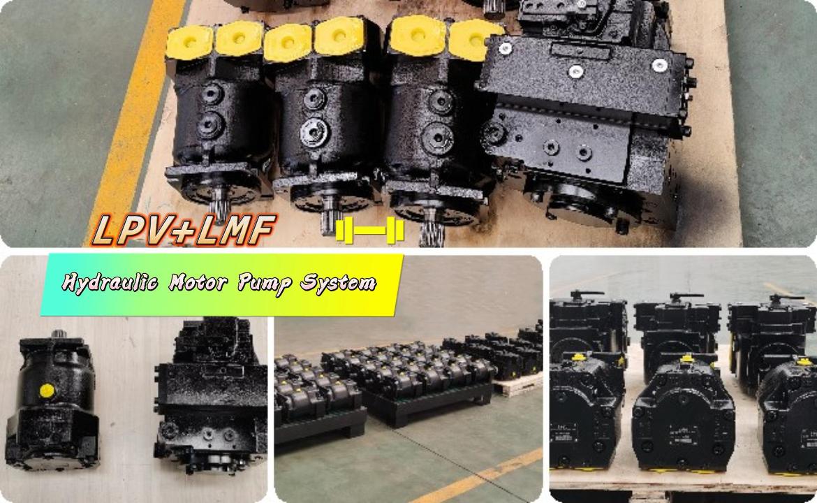 Rice harvester hydraulic pump motor system Ручное и гидравлическое переменное управление аксиальные поршневые насосы 90 мл/ч LPV90 LMF90