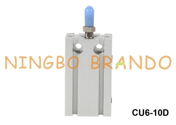 SMC Type CU6-10D Pneumatic Air Cylinder Double Acting Single Rod