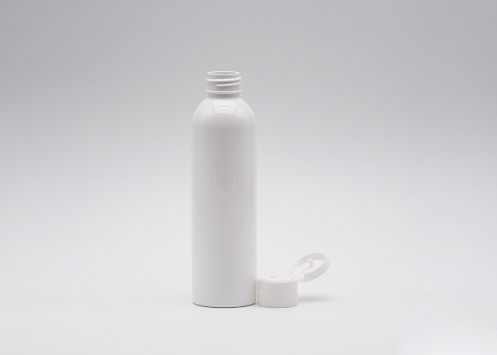 Бутылка 50ml 60ml плоских брызг плеча пластиковая белая и прозрачная