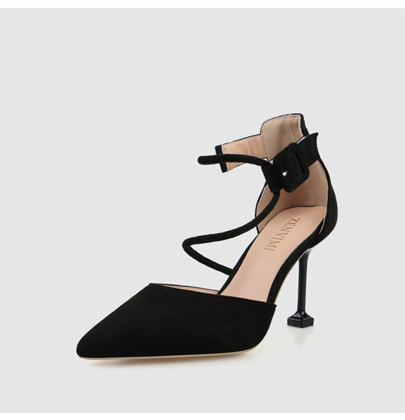ZM031 A857-8 New Korean Style Strappy High Heel Pointed Sexy Single Shoes Women'S Stiletto Sandals Wholesale
