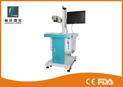 Desk Lifting Type Small Laser Marking Machine , Qr Code Laser Engraver With Galvo Scanner