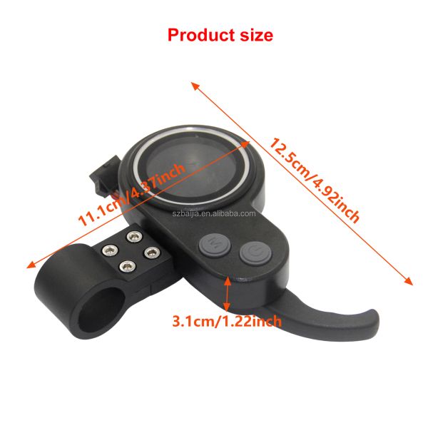 JP 36V-60V Universal E Scooter Thumb Throttle For SPEEDWAY RUIMA MINI4 Scooter