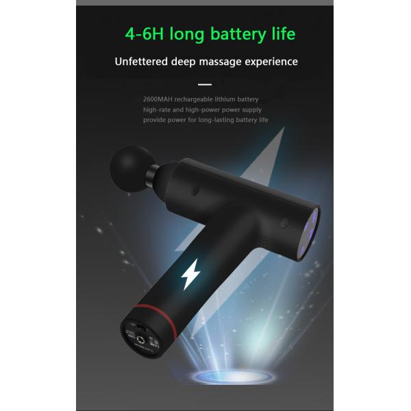 Ручной массажный пистолет ODM с ЖК-дисплеем для глубокого массажа мышечной ткани